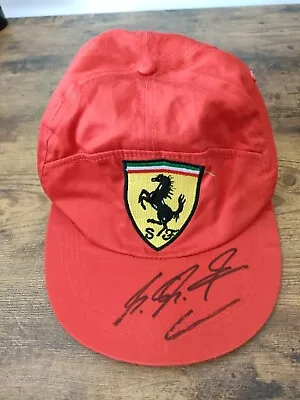 Michael Schumacher Signed Ferrari F1 Cap • £75