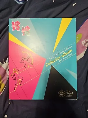 2012 50p Olympic Coin Album No Coins Included  See Photos And Description  • £24.99