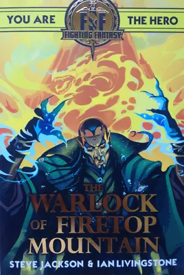 Fighting Fantasy:The Warlock Of Firetop Mountain By Ian Livingstone Steve Jacks • £4.80