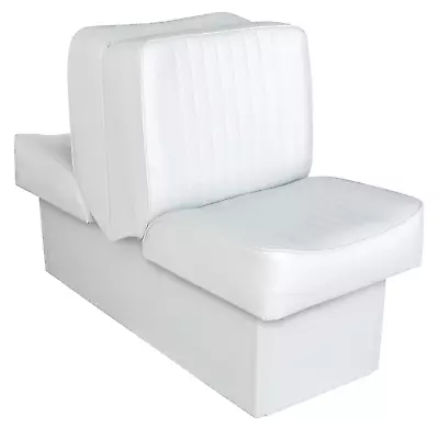 Boat Seat Back To Back 10  Ski Lounge Marine Vinyl Cushion Chair Fishing Storage • $314.95