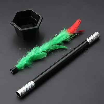 £2.26 • Buy Magic Wand To Flower Trick Kid Show Prop Toys Plastic+Feather Birthday Party