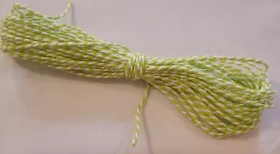 £2.25 • Buy 10m Of Candy Striped Bakers Twine - Large Range Of Colours