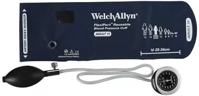 Welch Allyn Dura Shock DS44-11C Sphygmomanometer & Case With Cuff NEW • $120