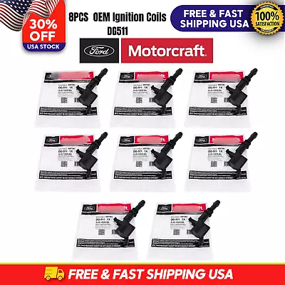 8PCS Genuine Motorcraft OEM Ignition Coils For Ford F150 5.4L 2004-2010 DG511 • $60.88