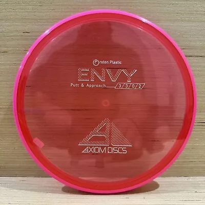 New Axiom Envy | Proton | Red W/ Pink Rim | 174g • $18.95