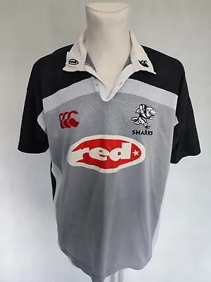 Natal Sharks 2001 CCC Canterbury Rugby Shirt Jersey Size XL • £89.99