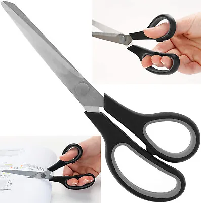 🔥Large 22cm Scissors Steel Home Office Kitchen Garden Hobby Tailors Art Craft • £2.95