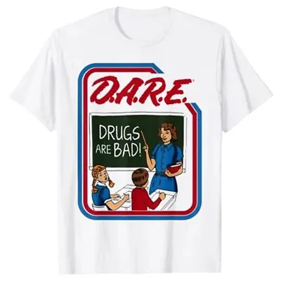 D.A.R.E. Dare Drugs Are Bad T-Shirt Size S-5XL • $17.99