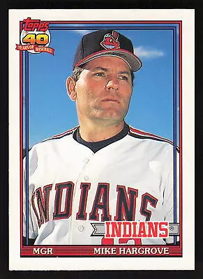 1991 Topps Traded Mike Hargrove #52T Cleveland Indians • $1.49