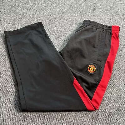 Manchester United Pants Mens Size Extra Large Leg Drawstring Zip Pocket Soccer • $39.99