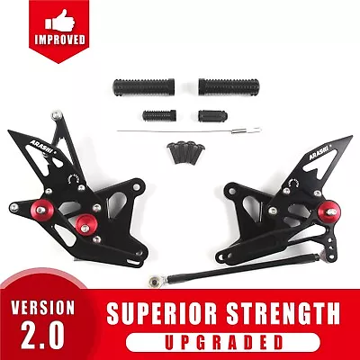 Racing Footrest Rearsets Foot Pegs For Kawasaki Ninja ZX6R ZX636 2005 2006 ZX-6R • $139.99