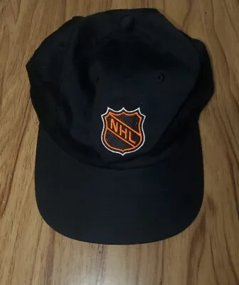 Vintage 90’s NHL Shield Logo Labatt Blue Beer Pilsner  Hat Black Hockey Sports  • $13.11