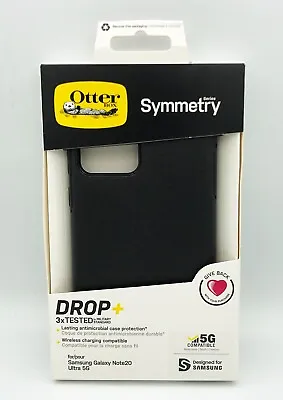 Otterbox Symmetry Rugged Case Cover For Samsung Galaxy Note 20 Ultra 5G - Black • £13.11