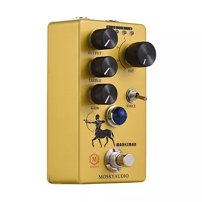 MOSKYAudio Overdrive/Preamp/ Guitar Effect Pedal 4 Clipping Mode F9K1 H5Z5 • $55.40