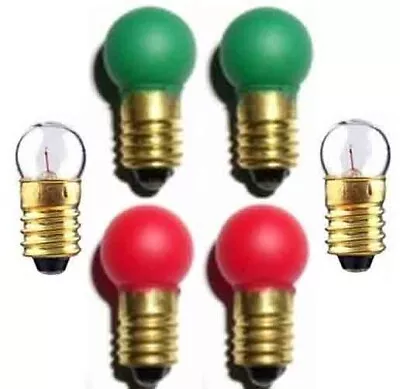 Switch Track BULBS Set 2 Ea. 1447 432G 432R For Lionel Marx O O27 Gauge Train • $18.99