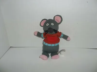 £9.68 • Buy Latitude Enfant Pint Size Productions Gray Knitted Mouse Plush Rodent 10  Tall