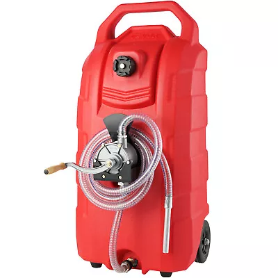 VEVOR 16 Gallon Fuel Caddy Portable Gas Storage Tank 7.8 L/min With Manual Pump • $108.99