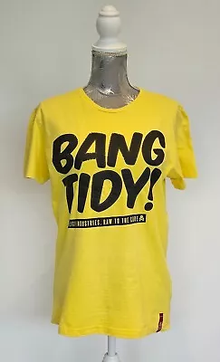 Bang Tidy Yellow Xplicit Industries T-Shirt Medium Keith Lemon Leigh Francis • £9.99