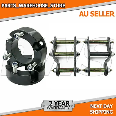 2'' Front + 2  Rear Shackle Strut Spacer Lift Kit Fit Hilux GUN126 N80 4WD 15+ • $195