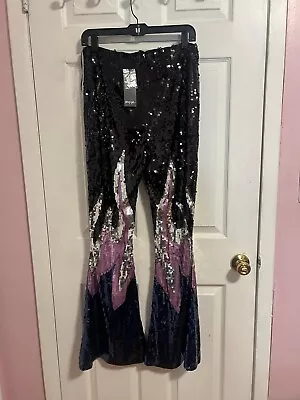 Nasty Gal Flame Sequin Pant • $50