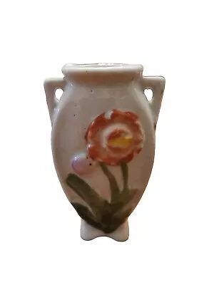 Mini Vase Made In Occupied Japan Pink Flower • $3.25