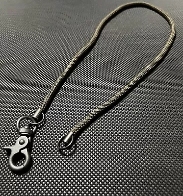 22.5” Cord Wallet Leash Chain Key Chain. Army Green. • $7.40