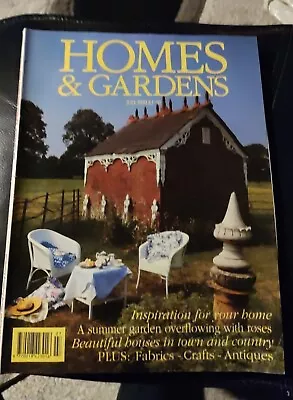 Vintage Homes And Gardens Magazine July 1990 • £12