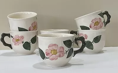 VILLEROY & BOCH WILD ROSE 5  Porcelain Tea Cups Mugs 8 Oz • $27.43