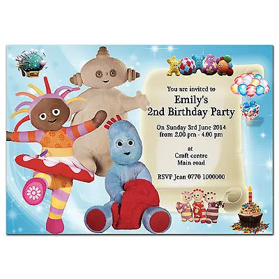 I27 In The Night Garden Personalised Invitations Custom 1st 2nd 3rd 4th 5th 6th  • £5.95