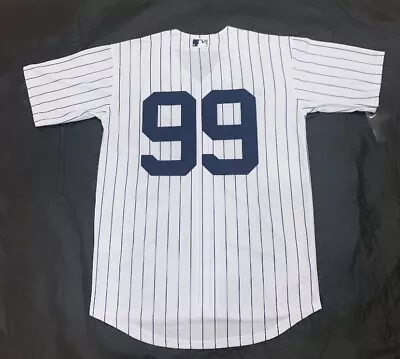 New York Yankees Aaron Judge Jersey Mens Pinstripes NWT #99 New 2024 Size M • $60
