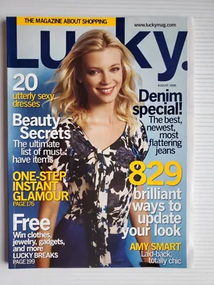 2006 Lucky Magazine AMY SMART Mischa Barton Kate Moss VS PINK Ad Joanna Krupa • $19.99