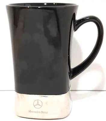 Custom Mercedes Benz Black Ceramic Coffee Mug 16oz Logo Print On Steel Base • $14.36