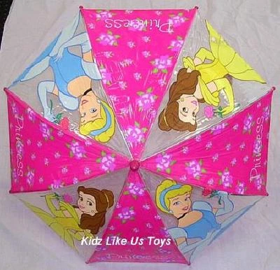 $29.95 • Buy ~ Disney Princess - GENUINE LICENSED GIRLS CHILD KIDS RAIN UMBRELLA SUN SHADE