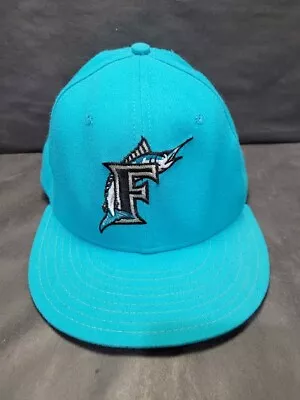 Vintage Sports Specialties Fitted 7⅛ Florida Marlins Plain Logo Hat MLB • $4.99