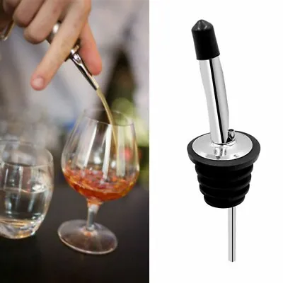 Stainless Steel Liquor Wine Oil Bottle Pourer Stopper Dispenser Tool Pour Spout  • £3.50