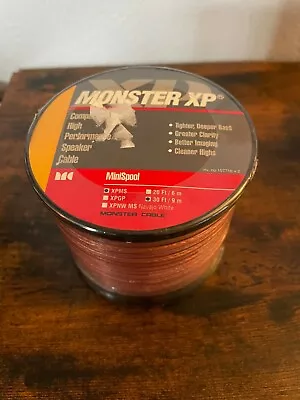 NEW Monster XP Compact High Performance Speaker Cable Minispool 30ft./9m XPMS • $38.99