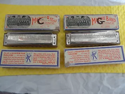 Harmonica German Made Marine Band M.Hohner Lot Of Two • $39