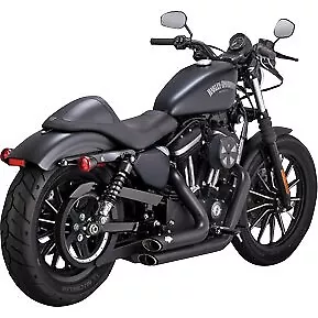 VANCE & HINES 47329 Black Shortshots Staggered Exhaust System 14-22 Sportster • $899.99