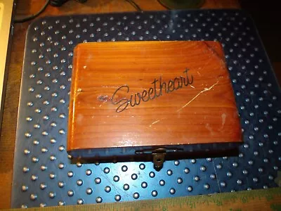 Vintage Decorative Wooden Box SWETHEART • $3.09