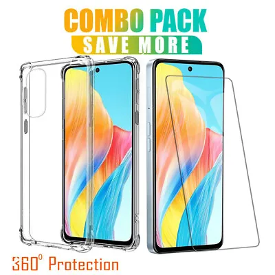 For Oppo Reno10 Z 5G A79 A38 A18 A58 A98 A78 A5 A9 Case Shockproof Clear Cover • $8.95