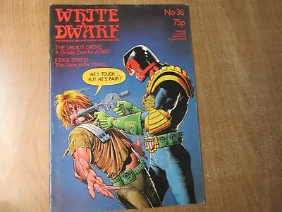 White Dwarf Mag Magazine Rpg Vgc Tsr Merp Gurp Ad&d Dungeon Dragon Gdw Issue 36 • £6.31