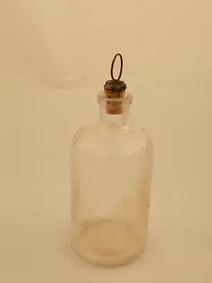 Vintage  Mrs Stewart's Liquid Bluing Glass Bottle With Cork • $10.50