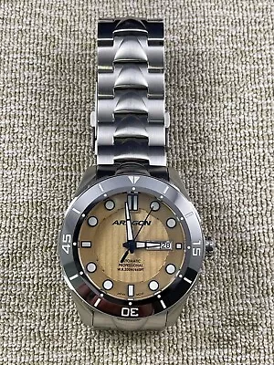 $140 • Buy Aragon Hercules Automatic Watch, Seiko NH 36, 43mm
