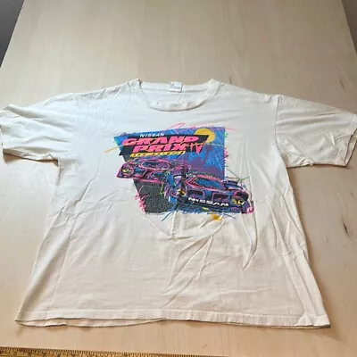 Vintage T-shirt Nissan Grand Prix IV Of San Antonio Single Stitch Size XL USA Ma • $95