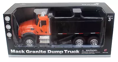 First 1st Gear 70-0597 Mack Granite Dump Truck 1:24 With Sound & Lights 1:24 MIB • $49.99