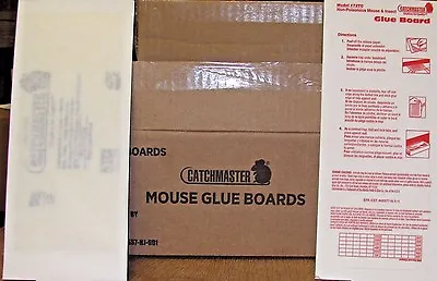 Catchmaster Mouse Glue Boards Traps 72 Glue Boards NEW SALE MADE IN THE USA • $36.36