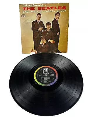 INTRODUCING THE BEATLES Lp VEE JAY 1062 1964 - 1st PRESS ORIGINAL EX RARE GC ! • $128