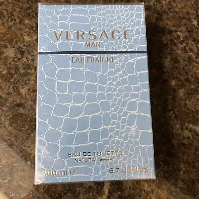 VERSACE MAN EAU FRAICHE EDT NATURAL SPRAY - 6.7oz - New - Sealed • $69