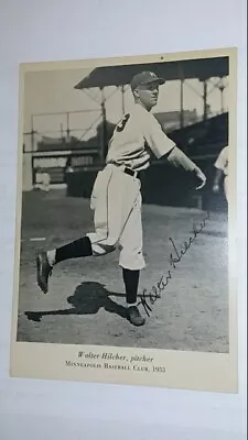 1933 Minneapolis Millers Walter Hilcher Trading Card • $55.98