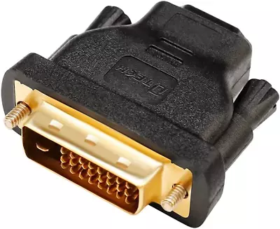 DTECH DVI Male To HDMI Female Adapter Bi-Directional DVI-D Port Converter • $11.20